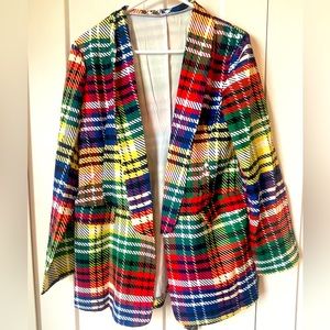 Multicolor Lightweight Blazer